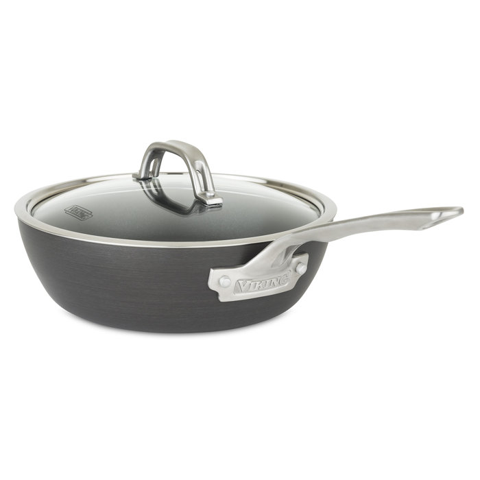 Viking Hard Anodized Nonstick 3 Quart Saucier & Reviews Birch Lane